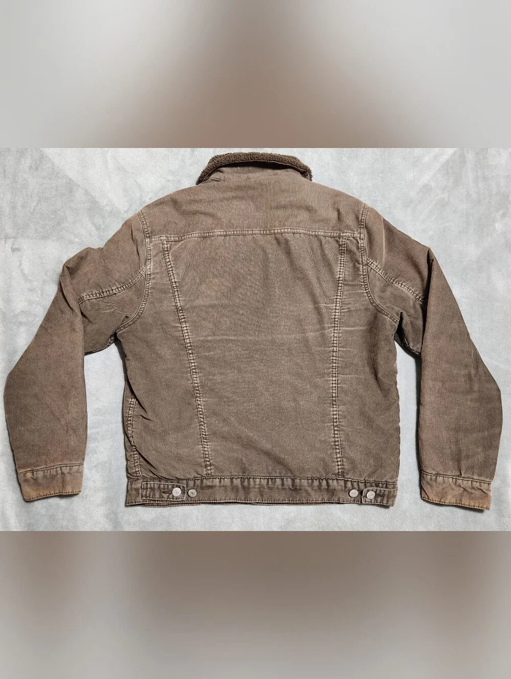 Levi's Brown Corduroy Sherpa Trucker Jacket M